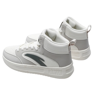 安踏高帮男鞋秋冬季新款鞋子男青少年运动休闲鞋中邦厚底增高板鞋