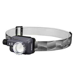 山力士上鱼夜钓头灯强光感应可充电调焦无极调光头戴式钓鱼头灯