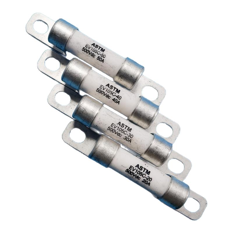 ASTM EV105C 20A30A40A50A 500C DC新能源高压直流熔断器保险丝