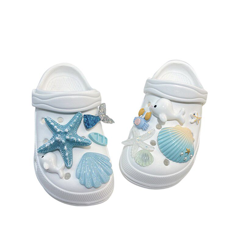 沙滩海边女童夏季海星洞洞鞋透气