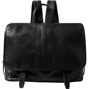 纳兰杜植鞣皮质双肩包女士2025新款冬书包复古通勤背包真皮邮差包