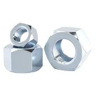 国标8.8级碳钢镀锌六角螺母螺帽GB6170加厚型螺丝帽M6M8M10M12M16