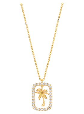 sunshifen Rainforest系列锆石镂空吊坠项链女友礼物毛衣链