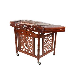 星海扬琴8623老花梨贝雕402杨琴专业演奏考级大果紫檀木