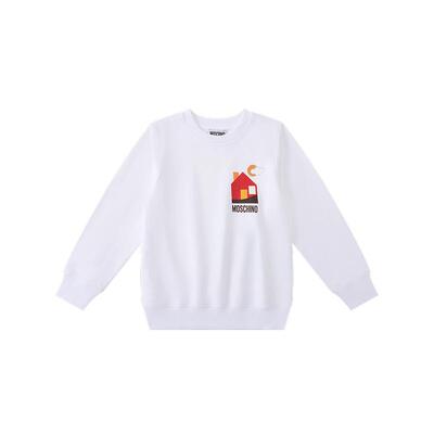 Moschino/莫斯奇诺儿童趣味印花圆领卫衣