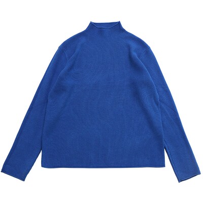 基础闭眼入弹力坑条半高领打底衫