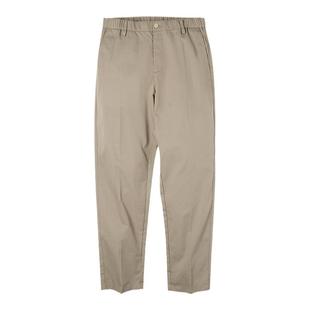 马登工装美式复古直筒卡其休闲裤锥形松紧腰垂感西装薄长裤子男秋