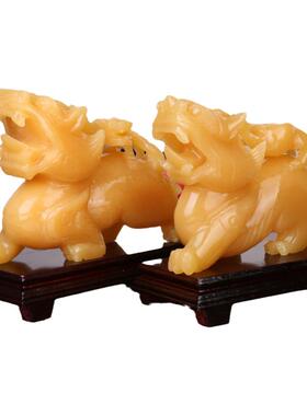 貔貅摆件一对招财子母皮丘装饰品