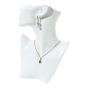 白色树脂人像模特架橱窗直播项链耳环陈列道具手链手串展示架