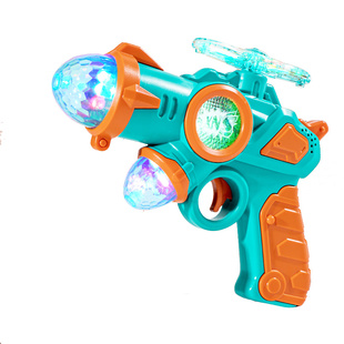 投影声光玩具枪男孩音乐6小孩子4宝宝2岁3儿童仿真电动冲锋手小枪