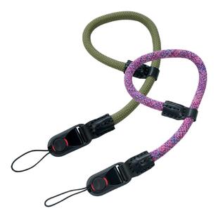 耐影相机手腕带手工编织相机多彩编织单反手腕带适用于佳能R5/R6相机Z30索尼/A7C富士XT5 XS10 微单快拆手绳