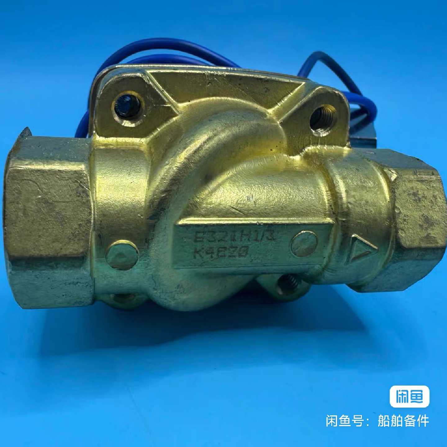 议价-黄铜电磁阀带蓝色线圈型号E321H13K4820