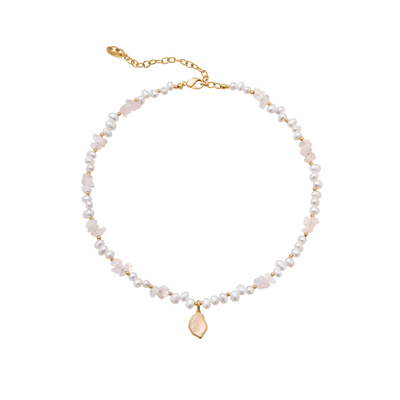 安铂洛利天然水晶珍珠项链