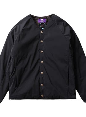 紫标系列日系复古V领情侣羽绒服