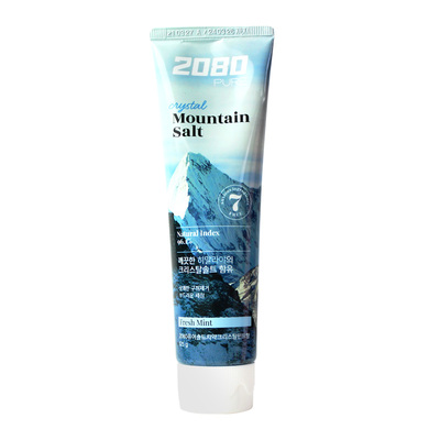 爱敬2080粉盐牙膏清新口气护龈