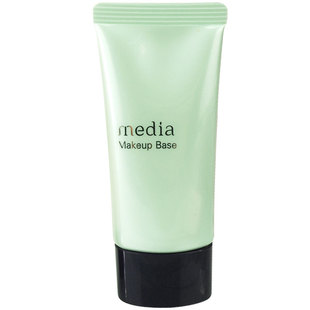 日本佳娜宝Media媚点零瑕提亮妆前乳遮瑕绿色隔离UV防晒乳液