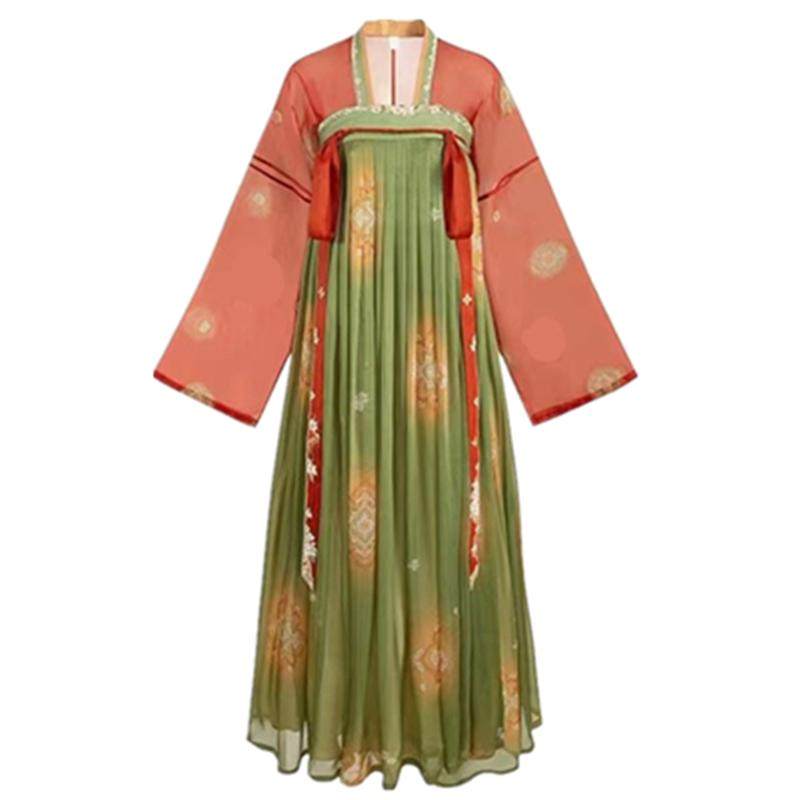 唐宫夜宴汉服儿童汉服女童超仙中国风古风亲子装古筝演出原创薄款