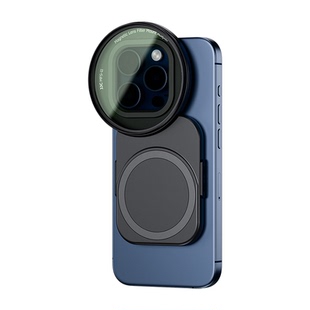 JJC 手机滤镜支架MagSaFe磁吸系统适用iPhone17系列苹果16 15 14Pro/ProMax/Plus手机镜头滤镜冷靴拓展补光灯