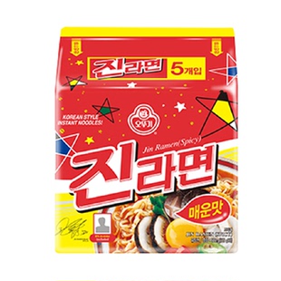不倒翁韩国金拉面辣味真拉面进口方便面夜宵泡面速食芝士泡菜面