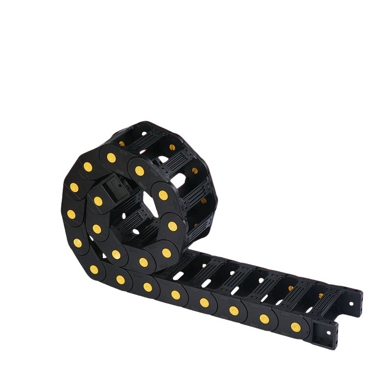 H35尼龙拖链S坦克链机床塑料履带电缆线槽高速雕刻机工业传动链条
