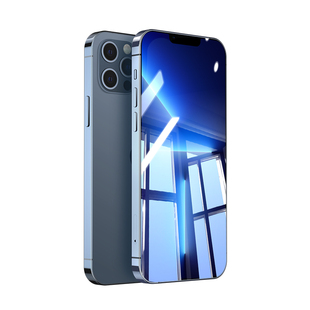适用苹果13钢化膜iphone17手机膜16promax全屏覆盖15pro抗摔14屏幕xr不沾指纹xs高清plus游戏ip十一por气囊8P