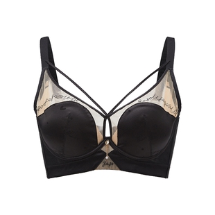 【关晓彤同款】GOSO性感文胸女纯欲2025新款无痕小胸聚拢微透内衣