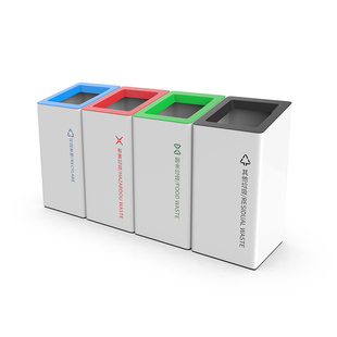 室内垃圾桶商用大号立式简约果皮箱公共场所办公楼区学校分类定制