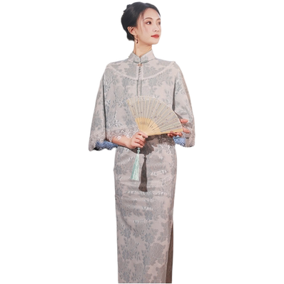 改良淑女司藤同款斗篷披肩套装