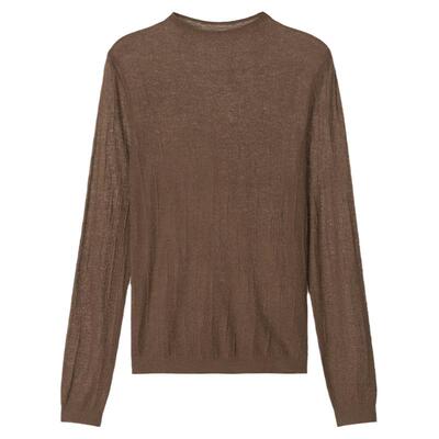 14针超细美利诺羊毛半高领打底衫