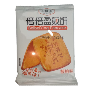 倍倍盈煎饼蜜松煎饼方形蛋烤营养办酥脆饼干公室煎饼零食独立包装