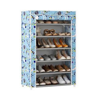 鞋架子家用门口简易鞋柜收纳宿舍室内小窄防尘罩子遮挡帘子出租房
