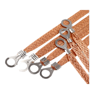 软铜金属编织带桥架接地线配电箱电柜过门跨地连接线6/4/2.5平方