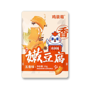 鸡装箱高蛋白Q弹手磨嫩豆腐 五香口味老少皆宜解馋零食30包
