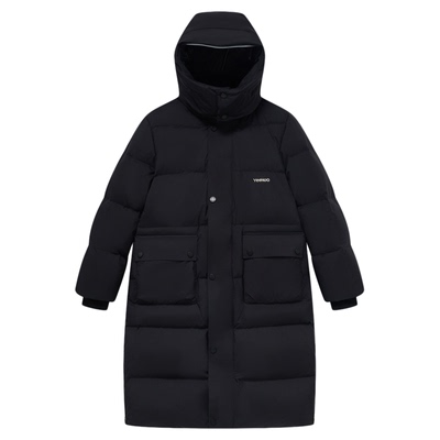 英氏长款男女童长款加厚鹅绒服