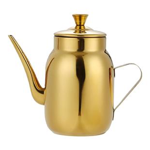 油壶不锈钢小油壶金色细嘴油瓶防漏油罐不挂油调料壶酱油醋瓶