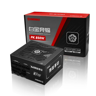 安耐美白金竞蝠PK850W电源电脑台式机主机电源白金全模组atx850w