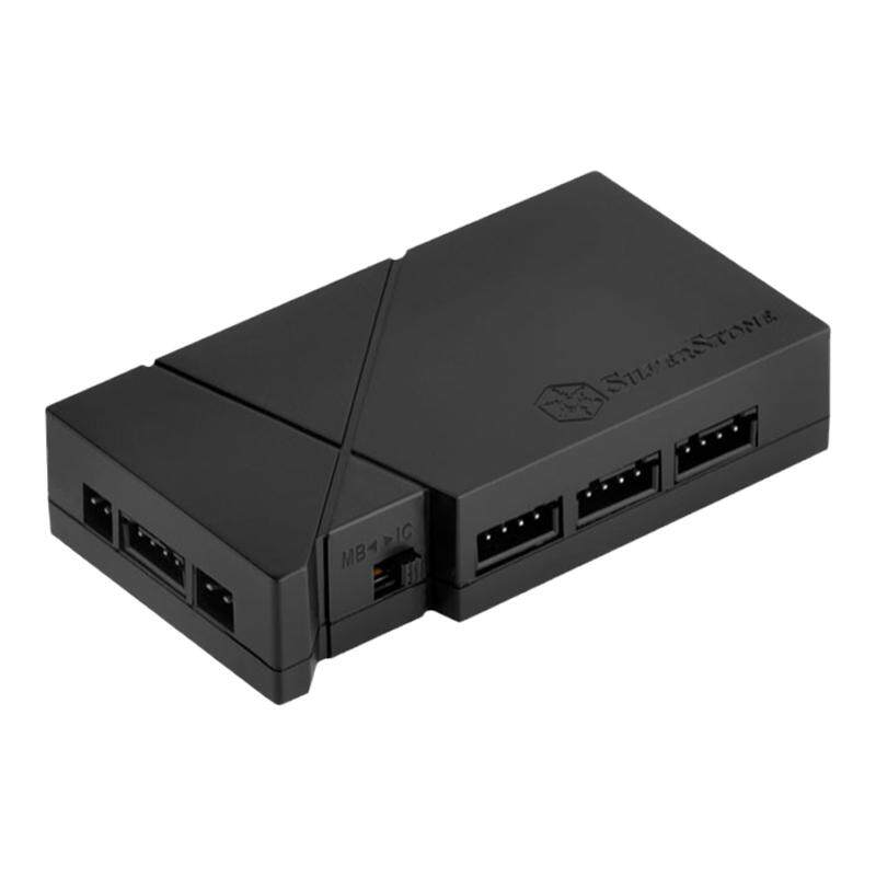 银欣(SilverStone) LSB01 黑色 RGB灯条控制盒 机箱 LED 装饰