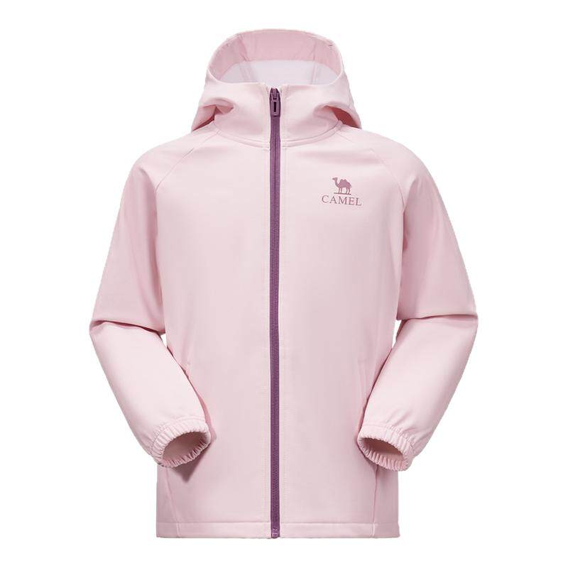 骆驼儿童软壳衣青年户外登山服