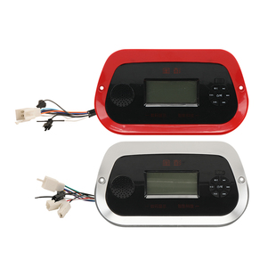 适用金彭电动三轮车电量仪表显示器数码MP3仪表盘改装48V-72V通用