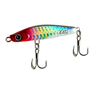 一飘铁板鱼鳞纹翘嘴专用铁板路亚饵路亚铁板饵全水层仿真手工炫彩