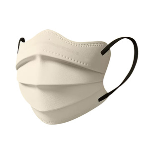 口罩女高颜值2025新款一次性蝶形白色三层显脸小护眼角透气独立装