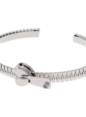 TOOJ原创甜酷桃心合金开口手镯