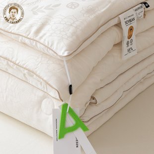 B04李官奇55%被子单大豆被薄双人四季 臻 保暖空调贡缎至被芯夏季