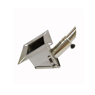 烘料桶吸料盒 不锈钢上料管单双管吸料桶配件 干燥机吸上料盒包邮