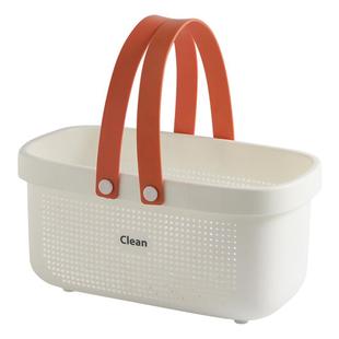 手提洗澡篮塑料卫生间沐浴篮子学生澡堂浴室洗漱洗浴大容量收纳筐