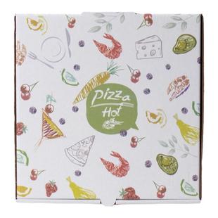 披萨盒商用7/8/9/10/12英寸定制一次性炸鸡比萨外卖PIZZA打包彩印