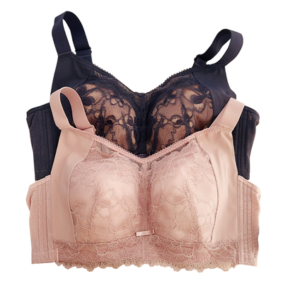 大胸CDE显小全罩杯薄棉钢圈内衣