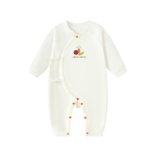 【清仓】babylove【纺软织柔】新生儿连体衣纯棉春秋哈衣知蔬达理