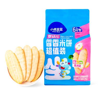 小鹿蓝蓝量贩装米饼婴幼儿零食