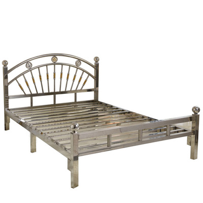 不锈钢床简约欧式双人床304加厚